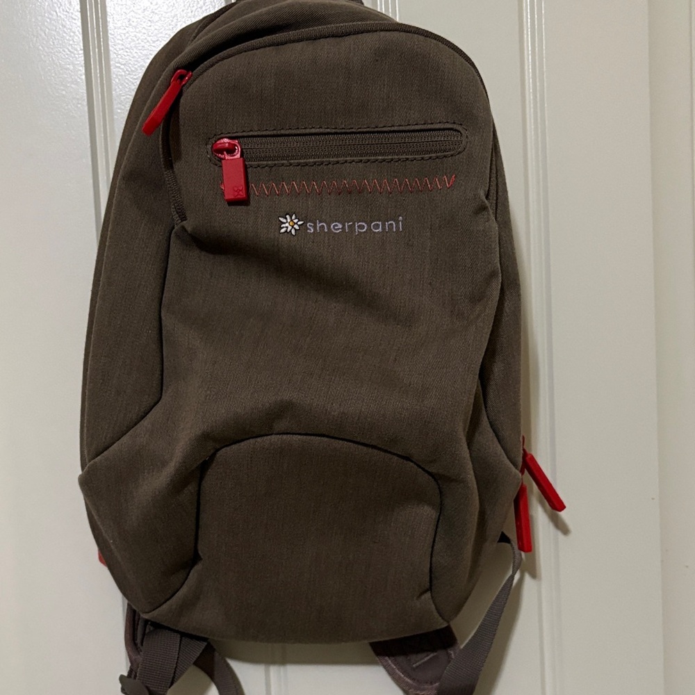 Sherpani Brown Mini Backpack - Picture 2 of 9